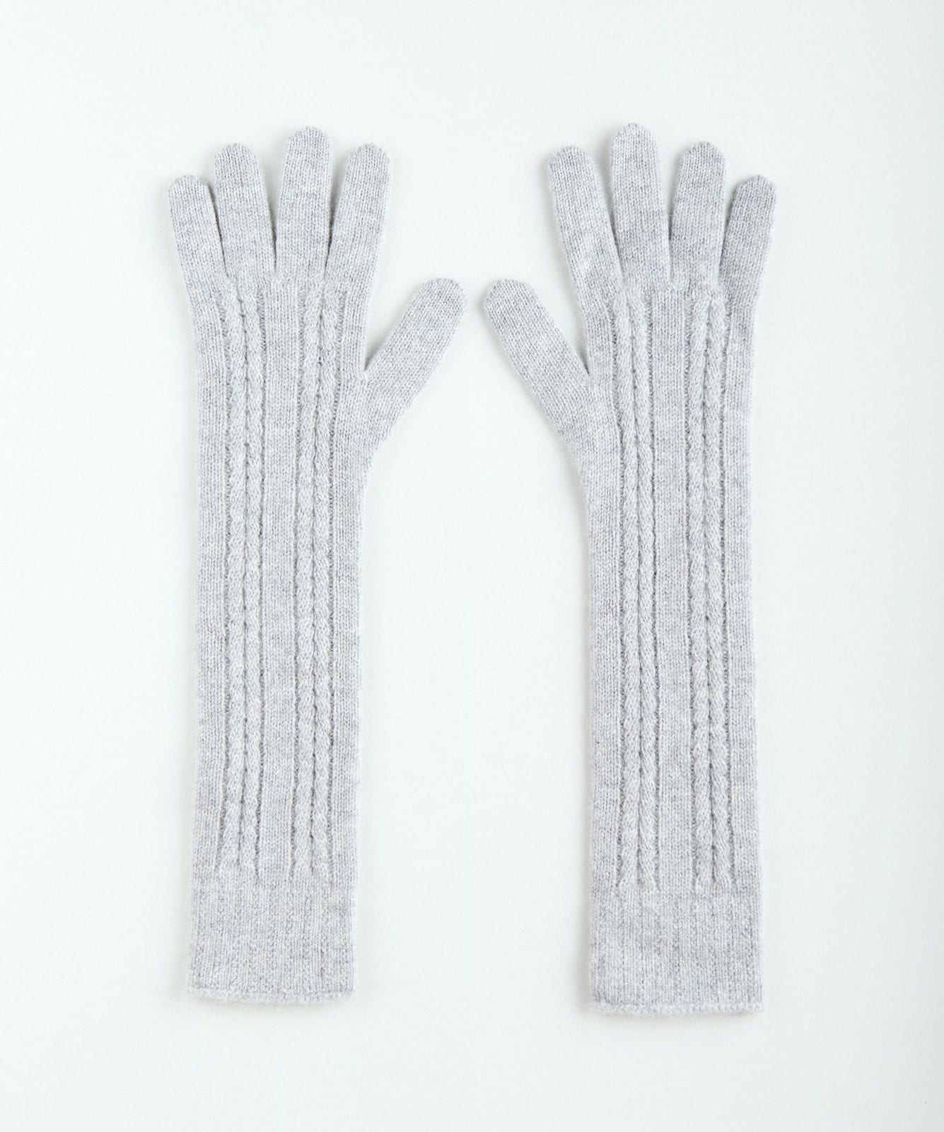 Удлиненные перчатки из кашемира
