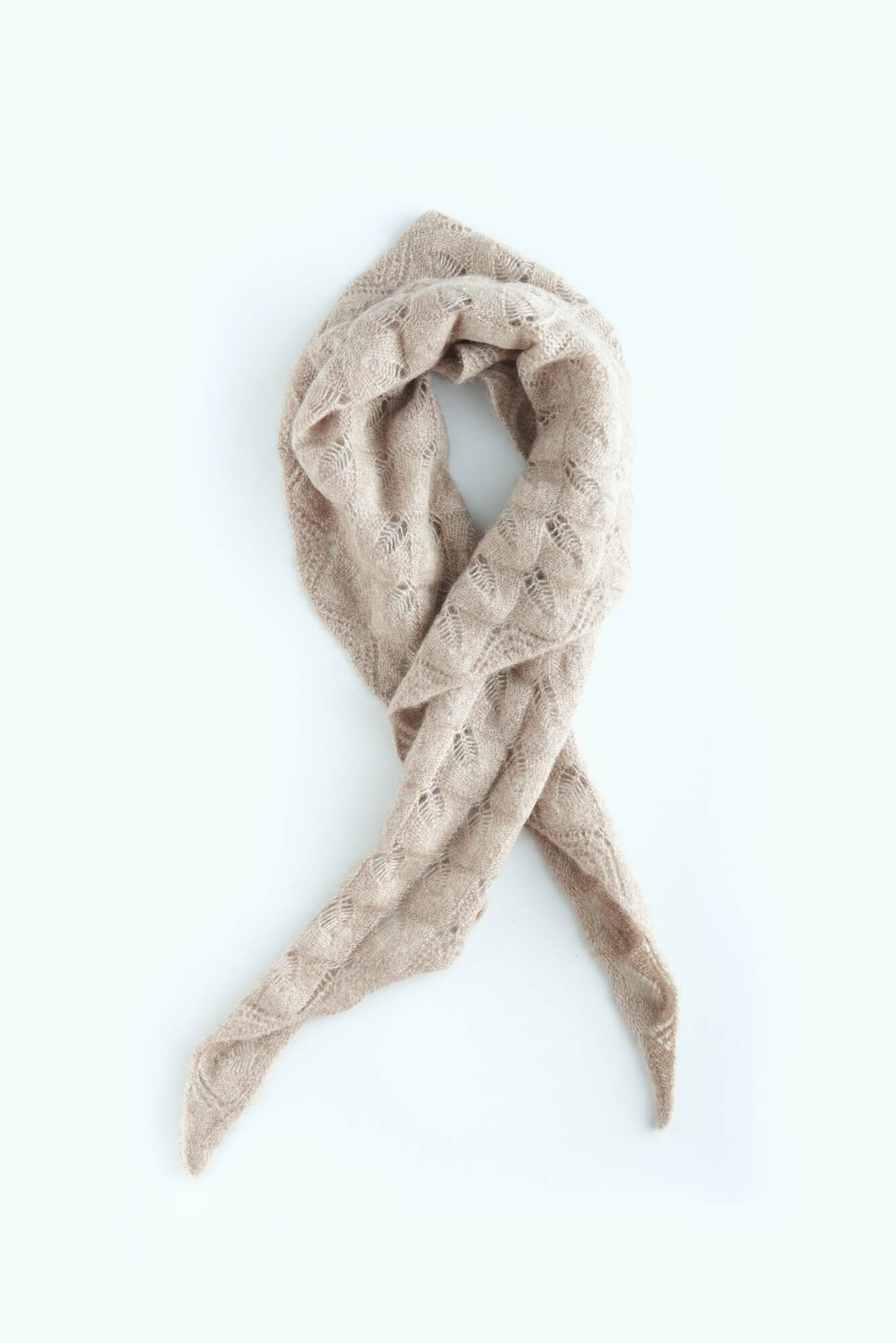 Кашемировый шарф-косынка
